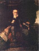 Henryk Rodakowski Portrait of general Henryk Dembinski. France oil painting artist
